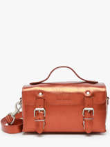 Cross Body Tas L'artisan Ginger Leder Paul marius Oranje ginger ARTISGIN